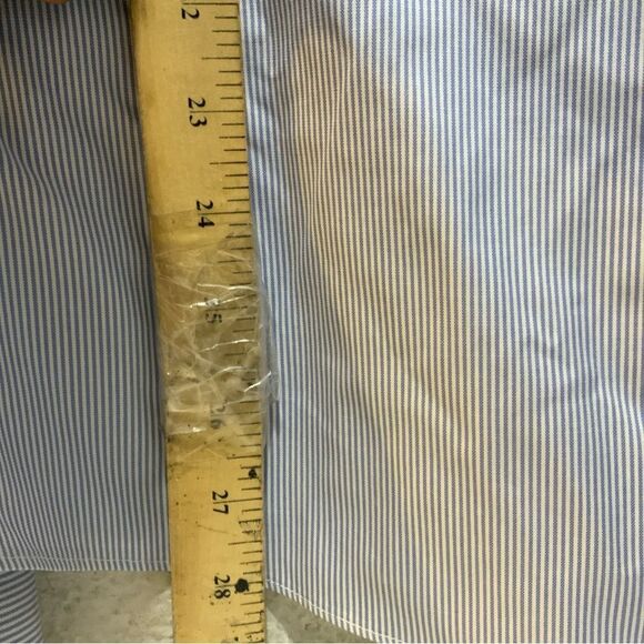 UNTUCKit Long Sleeve Button Up Shirt wrinkle free 100% Cotton Blue Mens XL - Picture 6 of 7